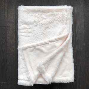 Indigo Baby Blanket, cream